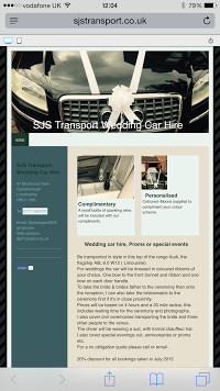 Sjs transport wedding car hire 1079145 Image 1